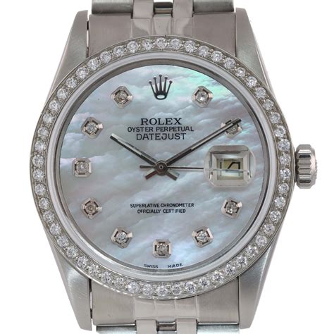 rolex 36mm day date diamond bezel|rolex datejust 36 oystersteel.